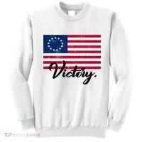 Victory America Betsy Ross Flag 1776 Sweatshirt thumb 0