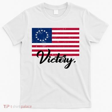 Victory America Betsy Ross Flag 1776 T-Shirt