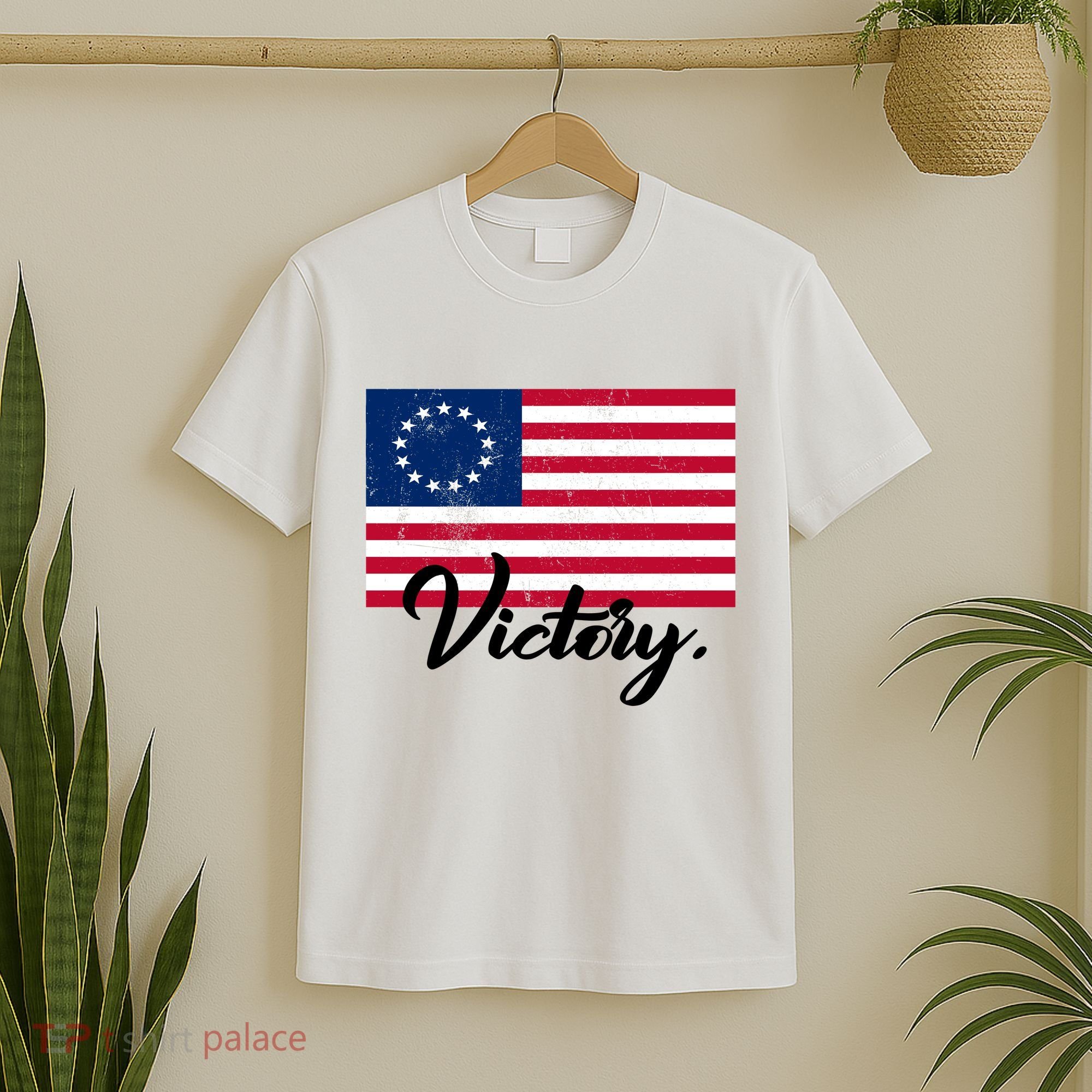 Victory America Betsy Ross Flag 1776 T-Shirt