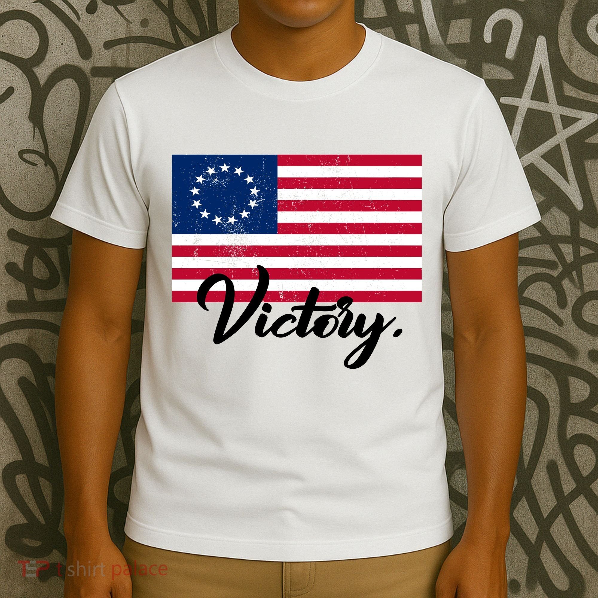 Victory America Betsy Ross Flag 1776 T-Shirt