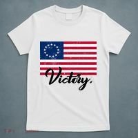 Victory America Betsy Ross Flag 1776 T-Shirt thumb 5