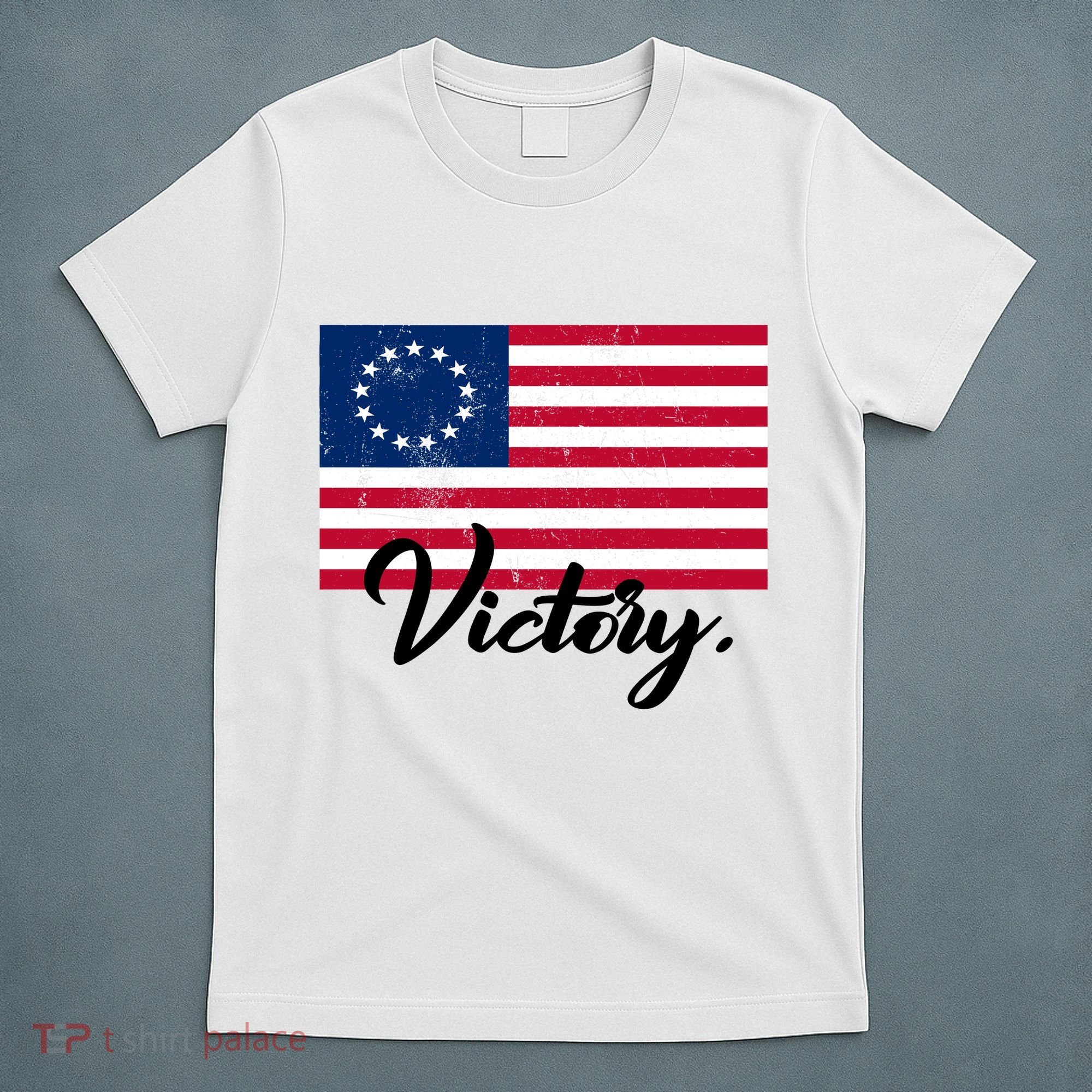Victory America Betsy Ross Flag 1776 T-Shirt