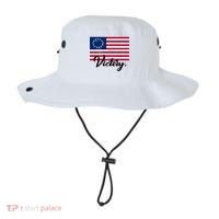 Victory America Betsy Ross Flag 1776 Bucket Hat thumb 0