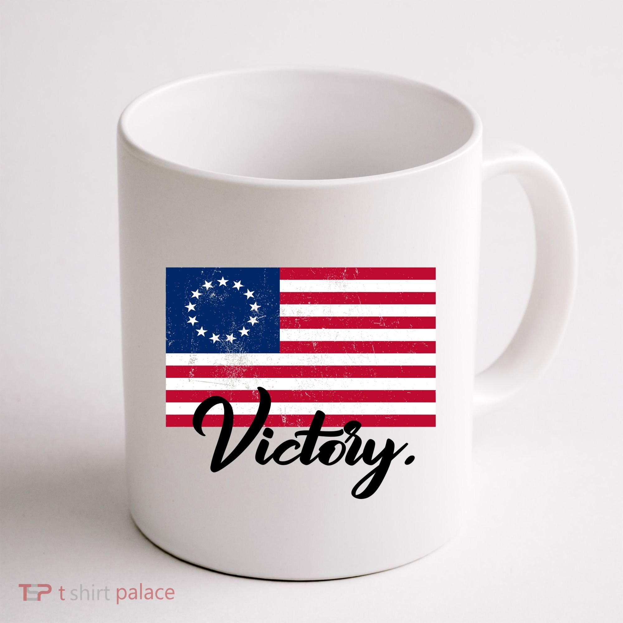 Victory America Betsy Ross Flag 1776 Coffee Mug