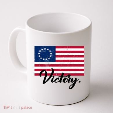 Victory America Betsy Ross Flag 1776 Coffee Mug