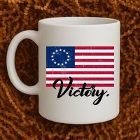 Victory America Betsy Ross Flag 1776 Coffee Mug thumb 2