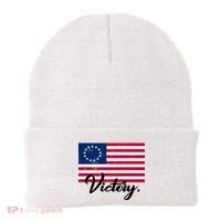Victory America Betsy Ross Flag 1776 Beanie thumb 0