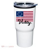 Victory America Betsy Ross Flag 1776 Tumbler thumb 0