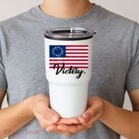Victory America Betsy Ross Flag 1776 Tumbler thumb 2
