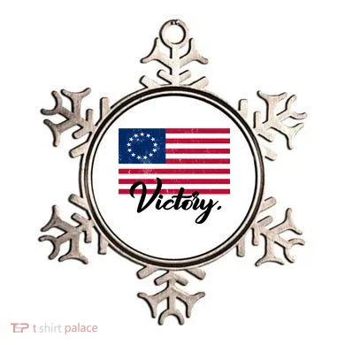 Victory America Betsy Ross Flag 1776 Ornament