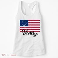 Victory America Betsy Ross Flag 1776 Women's Tank Top thumb 0