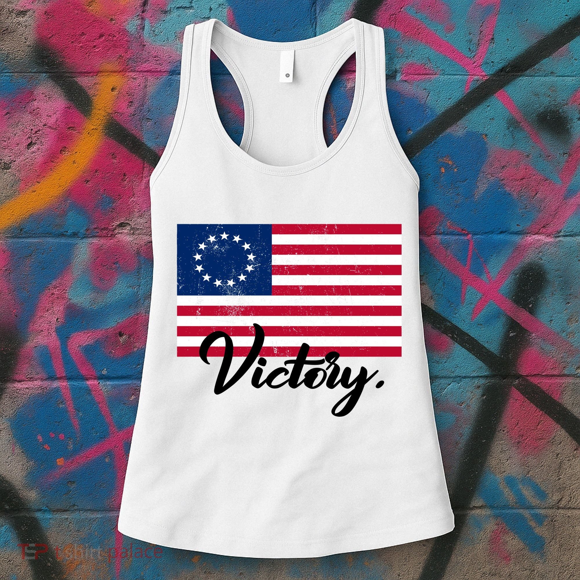 Victory America Betsy Ross Flag 1776 Women's Tank Top