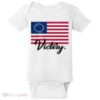 Victory America Betsy Ross Flag 1776 Baby Bodysuit thumb 0