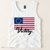 Victory America Betsy Ross Flag 1776 Tank Top thumb 2