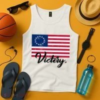 Victory America Betsy Ross Flag 1776 Tank Top thumb 4