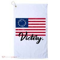 Victory America Betsy Ross Flag 1776 Golf Towel thumb 0