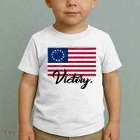 Victory America Betsy Ross Flag 1776 Toddler T-Shirt thumb 2