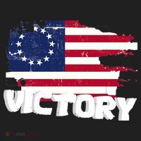 Victory Betsy Ross Original Flag Women's Sweatshirt thumb 2