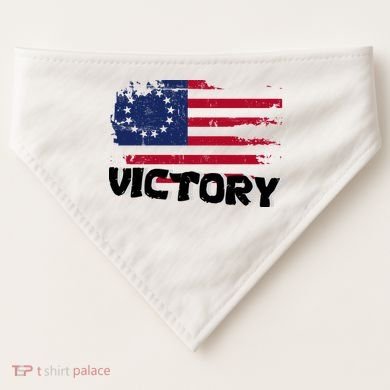 Victory Betsy Ross Original Flag USA-Made Doggie Bandana