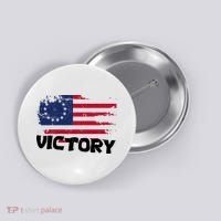 Victory Betsy Ross Original Flag Button thumb 0