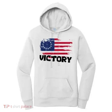 Victory Betsy Ross Original Flag Women's Hoodie