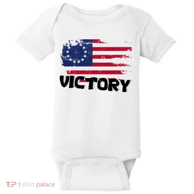Victory Betsy Ross Original Flag Baby Bodysuit