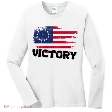 Victory Betsy Ross Original Flag Women's Long Sleeve Shirt