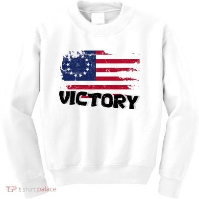 Victory Betsy Ross Original Flag Kids Sweatshirt