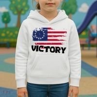 Victory Betsy Ross Original Flag Kids Hoodie thumb 3