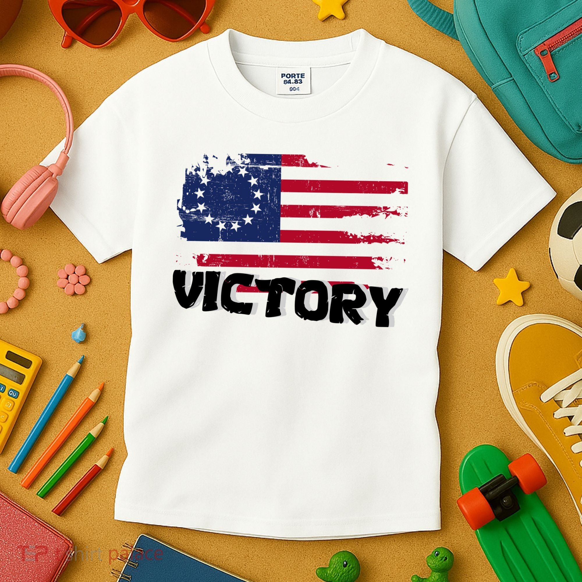 Victory Betsy Ross Original Flag Kids T-Shirt