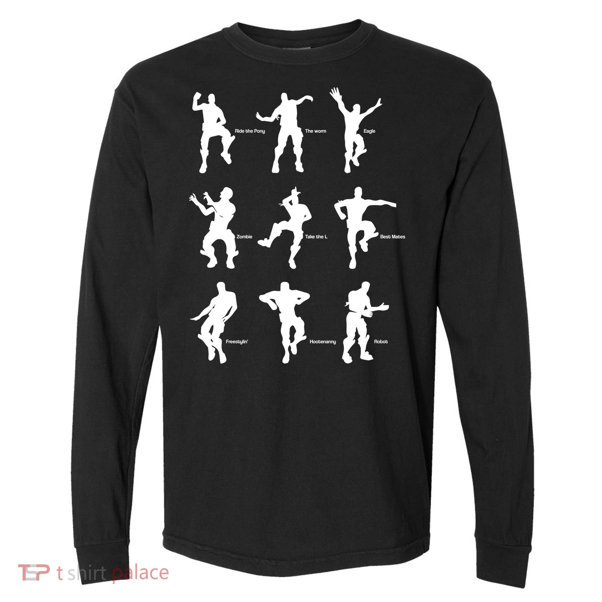 Victory Royale Gamer Dance Moves Comfort Colors Heavyweight Long Sleeve T-Shirt