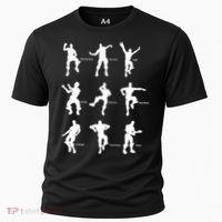Victory Royale Gamer Dance Moves Cooling Performance Crew T-Shirt thumb 0