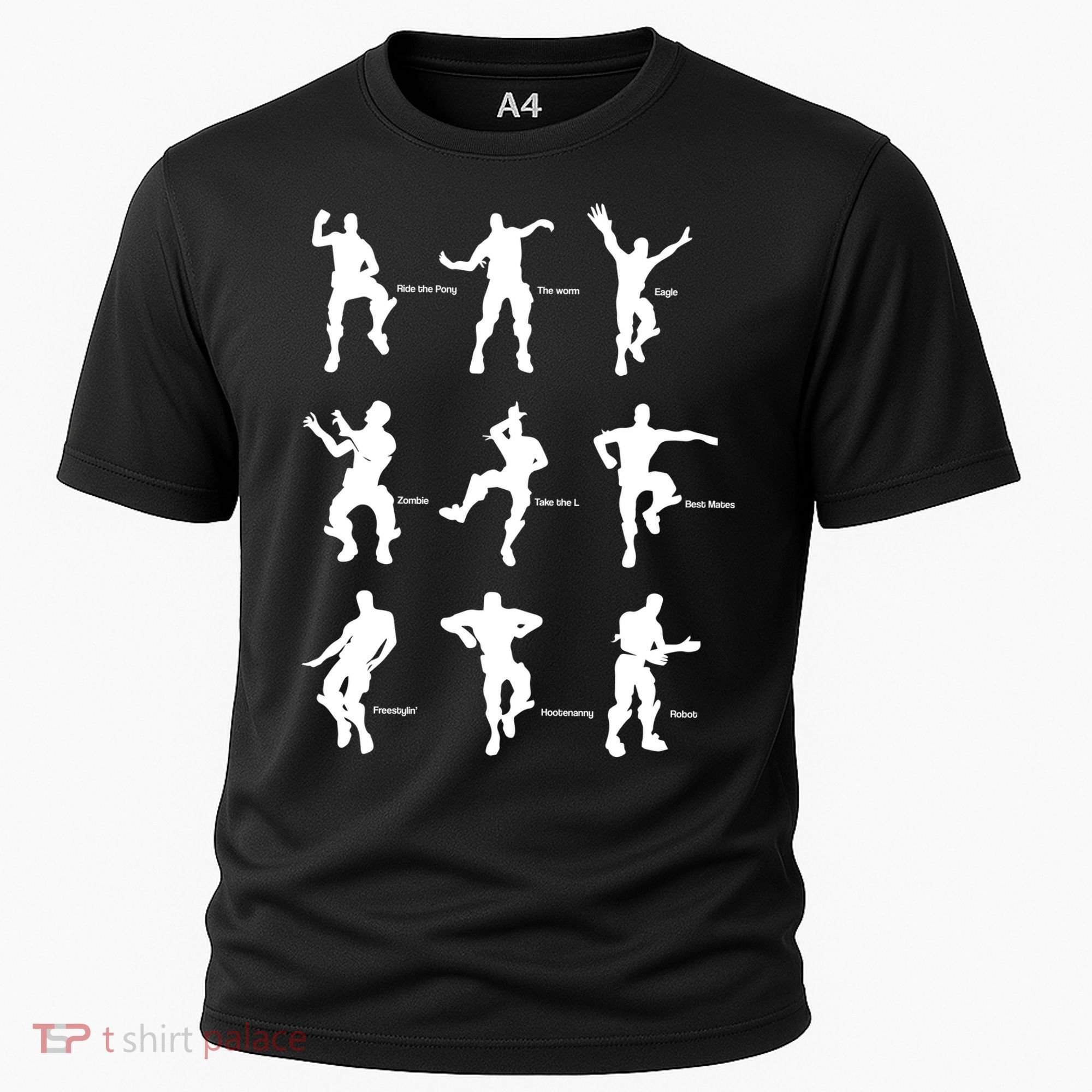 Victory Royale Gamer Dance Moves Cooling Performance Crew T-Shirt