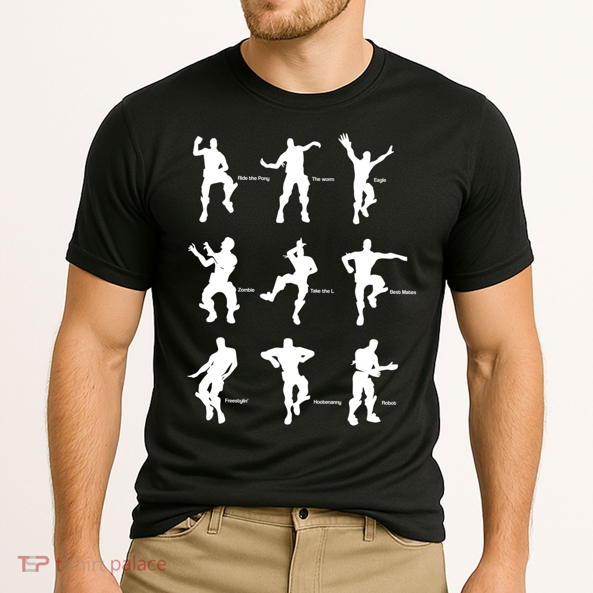 Victory Royale Gamer Dance Moves Cooling Performance Crew T-Shirt