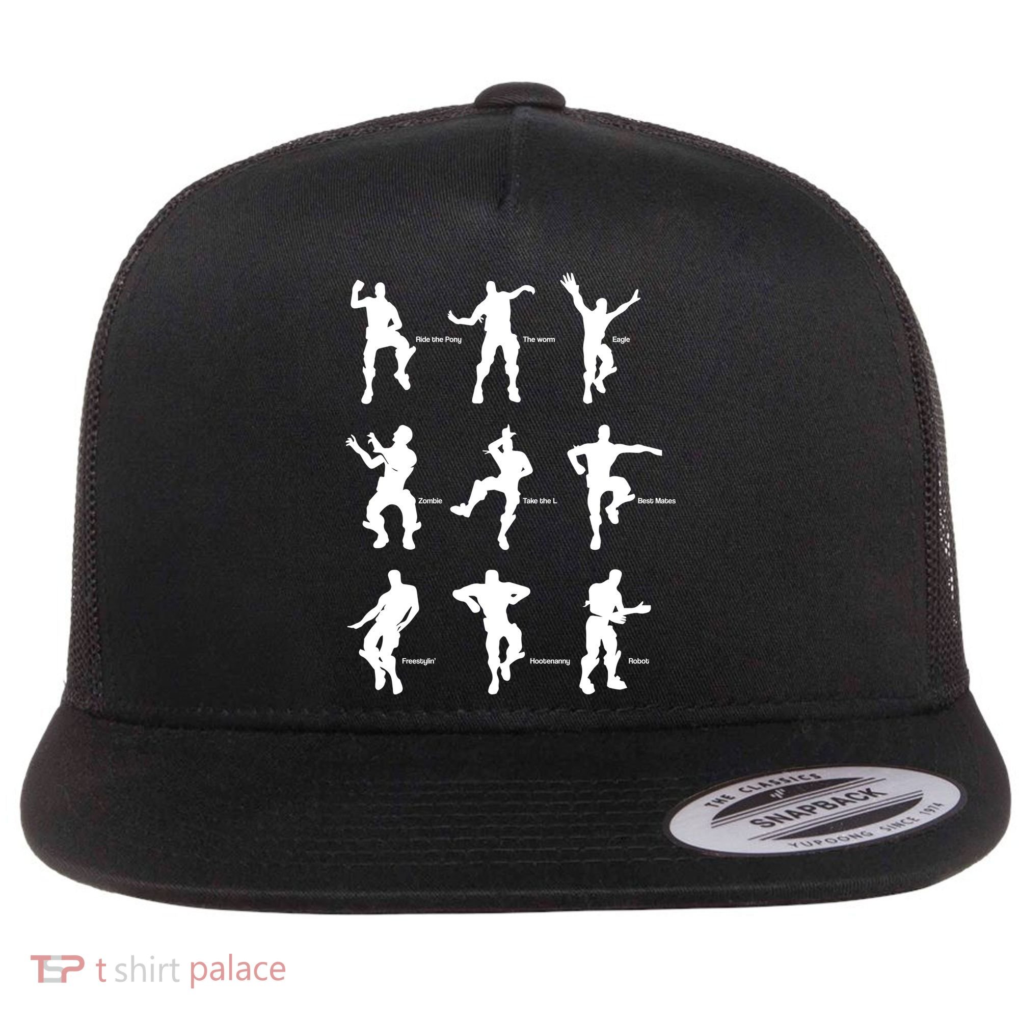 Victory Royale Gamer Dance Moves Flat Bill Trucker Hat