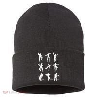 Victory Royale Gamer Dance Moves Sustainable Knit Beanie thumb 0