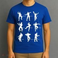 Victory Royale Gamer Dance Moves T-Shirt thumb 3