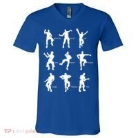 Victory Royale Gamer Dance Moves V-Neck T-Shirt thumb 0