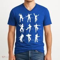 Victory Royale Gamer Dance Moves V-Neck T-Shirt thumb 2