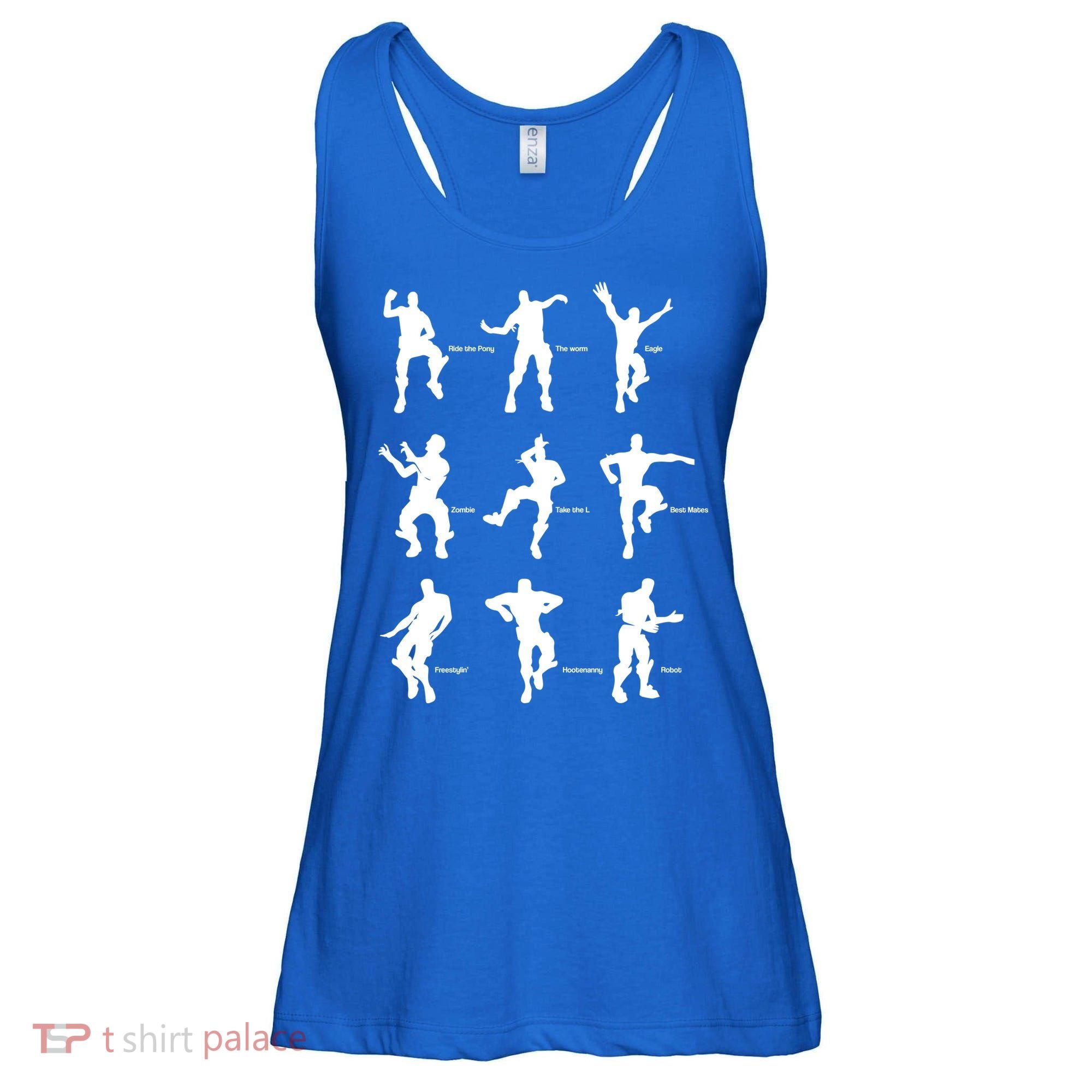 Victory Royale Gamer Dance Moves Ladies Essential Flowy Tank