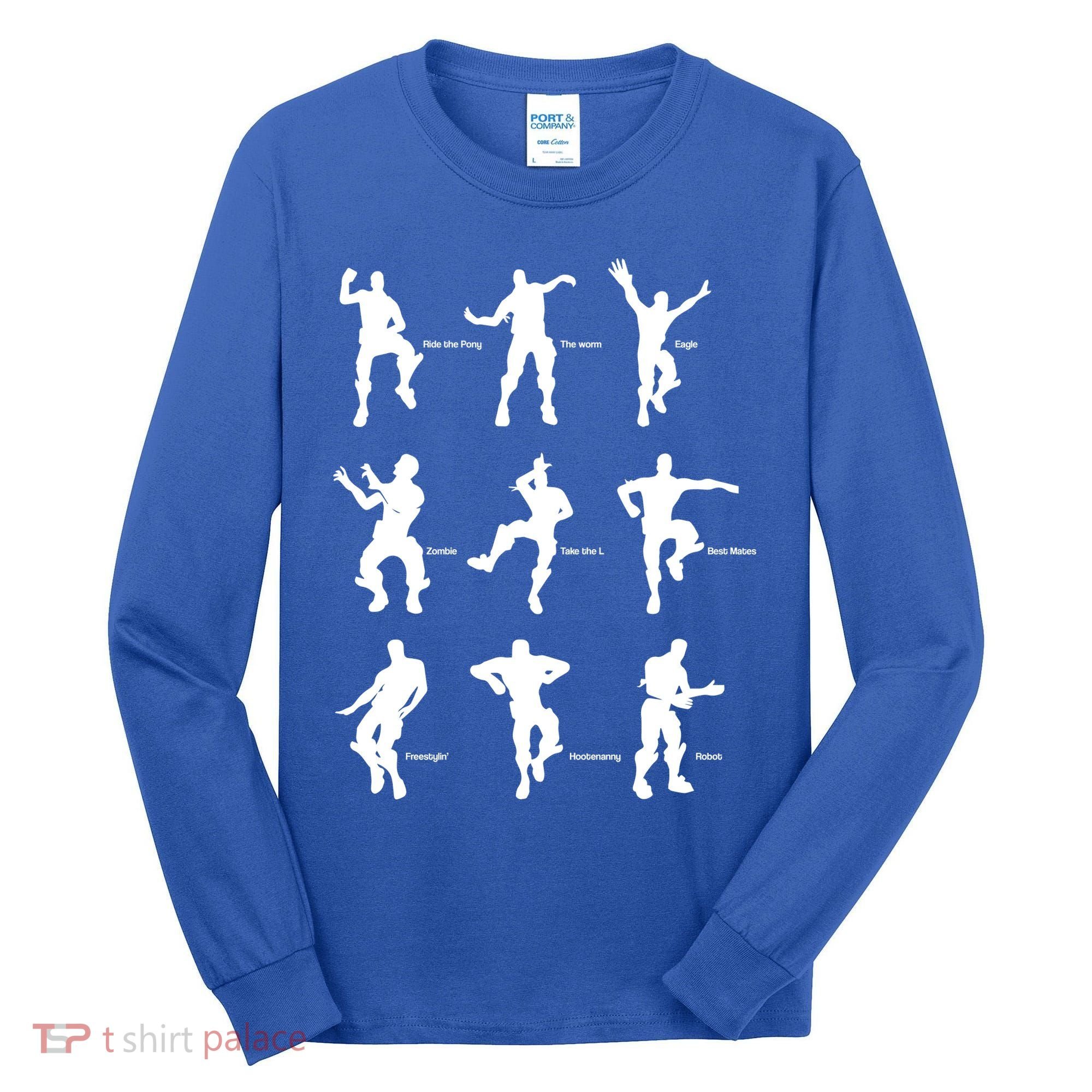 Victory Royale Gamer Dance Moves Tall Long Sleeve Shirt