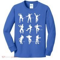 Victory Royale Gamer Dance Moves Kids Long Sleeve Shirt thumb 0
