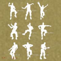 Victory Royale Gamer Dance Moves Garment-Dyed Women's Muscle Tee thumb 6