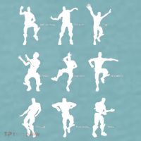 Victory Royale Gamer Dance Moves Sueded Cloud Jersey T-Shirt thumb 2