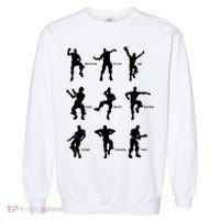 Victory Royale Gamer Dance Moves Garment-Dyed Sweatshirt thumb 0