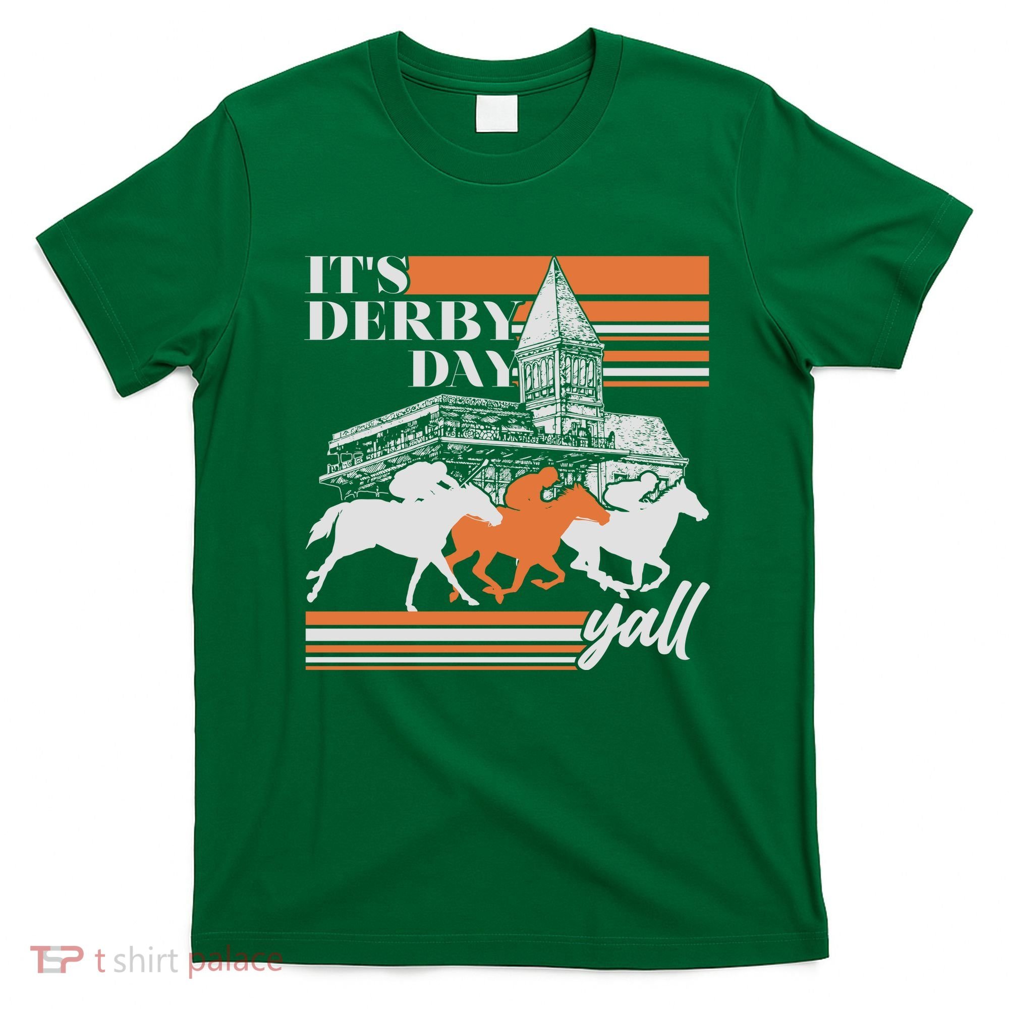 Vintage It's Derby Day Yall Horse Racing T-Shirt