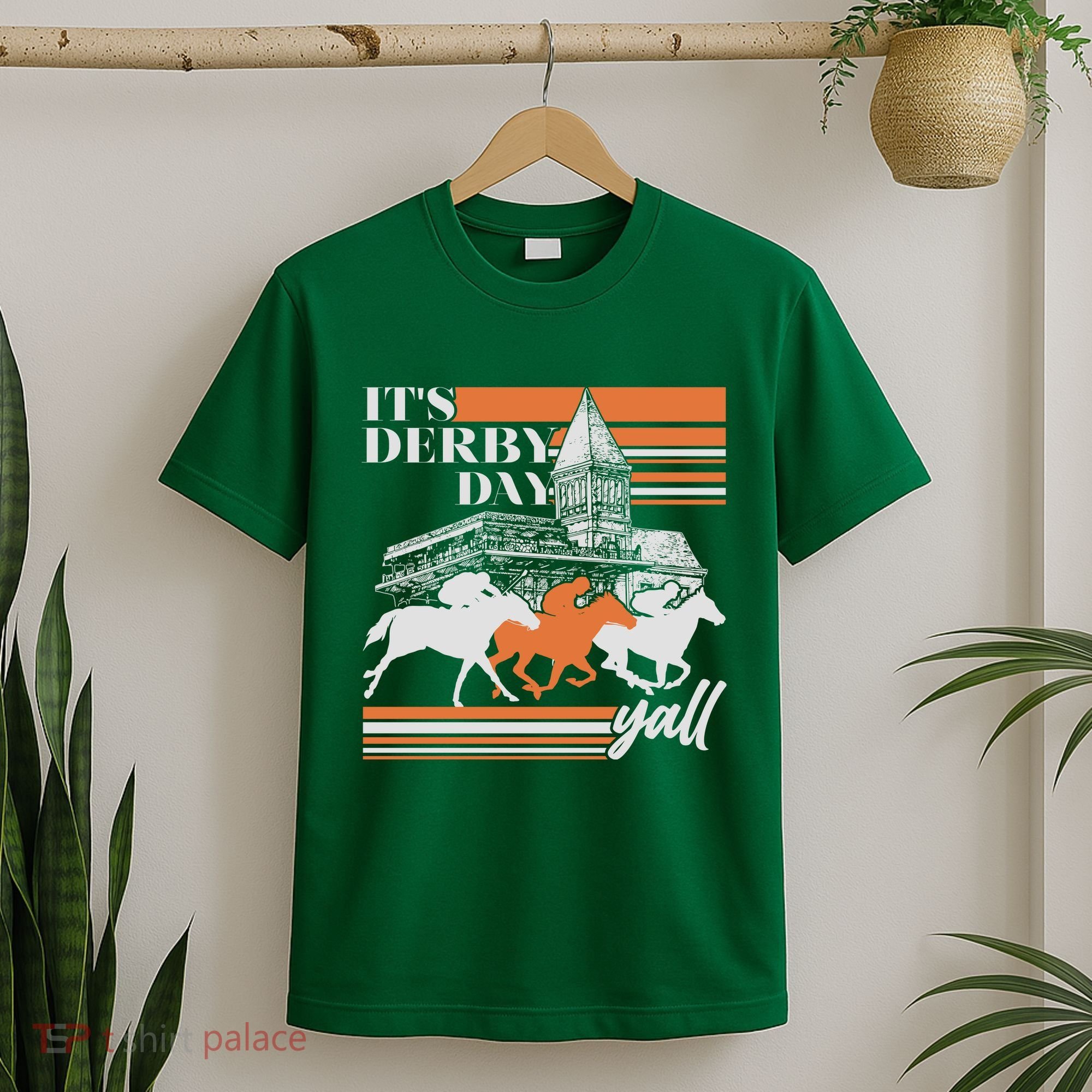 Vintage It's Derby Day Yall Horse Racing T-Shirt