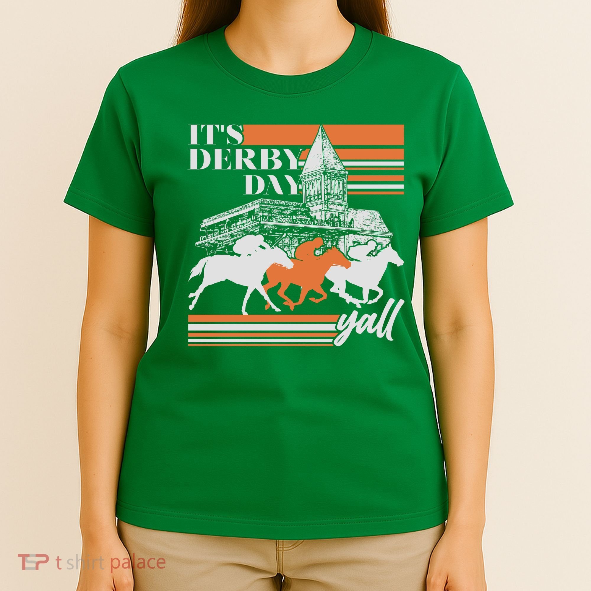 Vintage It's Derby Day Yall Horse Racing T-Shirt