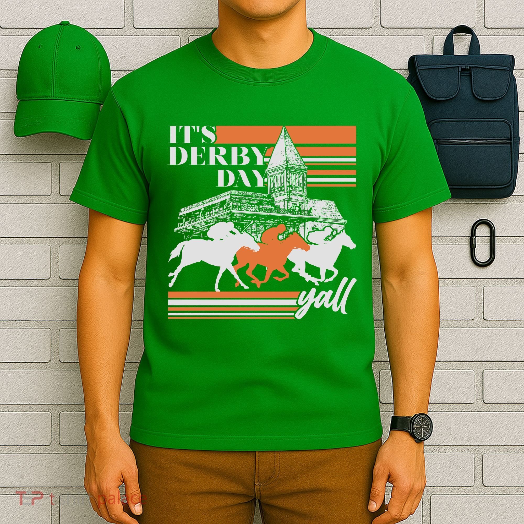 Vintage It's Derby Day Yall Horse Racing T-Shirt
