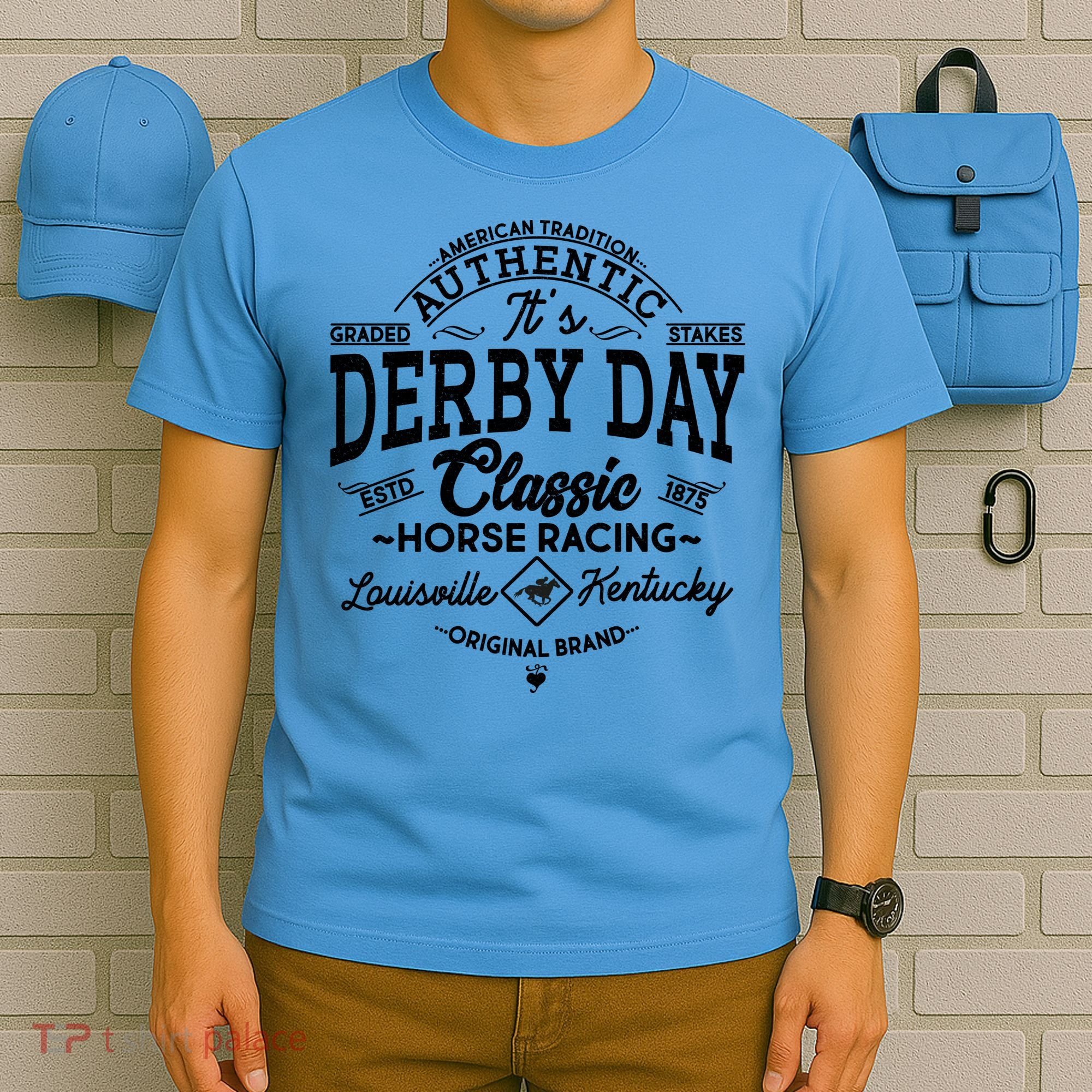 Vintage It's Derby Day Classic Horse Racing T-Shirt